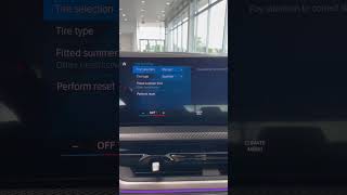 How To Set Your Tire Settings On The All New I Drive 8 System Bmw
