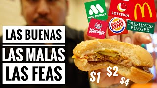 Las 6 HAMBURGUESAS MAS BARATAS de JAPÓN [La mejor es...]