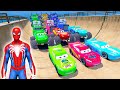 GTA 5 SPIDER-MAN 2, POPPY PLAYTIME, SONIC Join in Epic New Stunt Racing #963