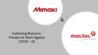 Information Webinar: Sustaining business: Printers at work against COVID -19 Update