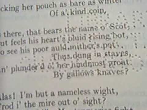 The Author's Earnest Cry & Prayer by Robert Burns