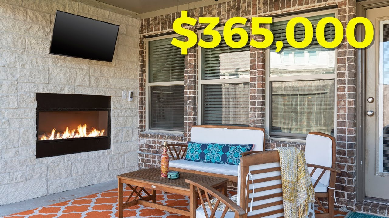 Tour this Village Builders 1 story Spring Texas homes with OUTDOOR LIVING in Falls at Imperial Oaks