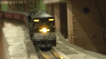 N-scale, articulated SP 4292 first run!