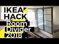 Studio Apartment Room Divider - IKEA HACK!