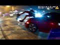 Cocky 20 y.o. Running From Cops Gets Slammed by Speeding Car