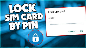 how to lock sim card by pin | TECH ON |