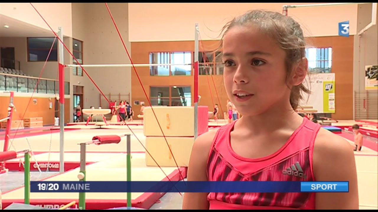 Rose 11 ans vice championne de France de gymnastique