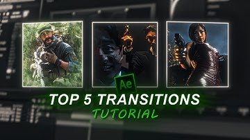 +4 badass transition tutorial on after effects