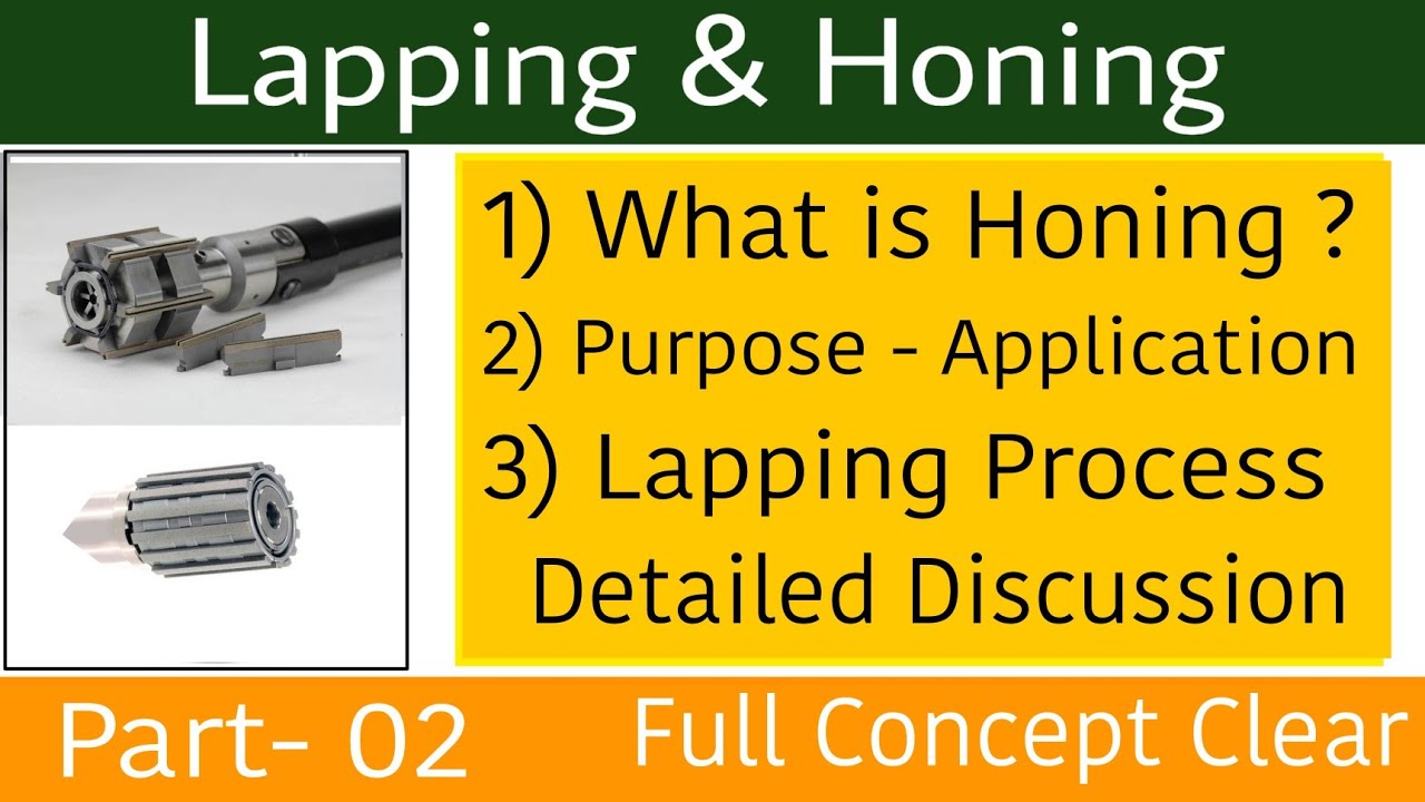 Lapping and Honing What is Lapping & Honning Lapping and Honning Fitter Theory Part 2