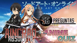 Sword Art Online - AINCRAD ABSOLUTO (QUIZ #1) / SAOMANIA / Preguntas ULTRA BUSCADAS - LIBRO 1 y mas screenshot 2