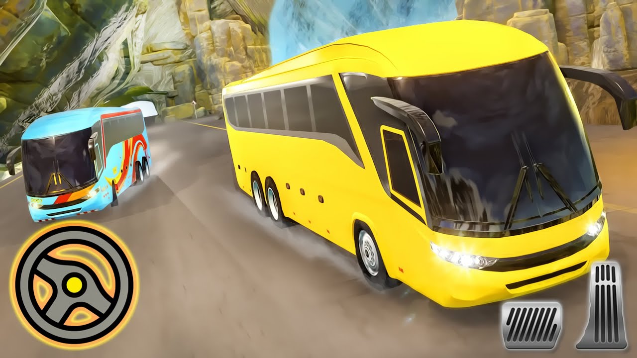 Mountain Climb Bus Racing Game - Bus Driving Simulator | Android Gameplay