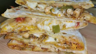 كاساديا الدجاج الوصفة المكسيكية الصحيحة والأصلية quesadillas chicken