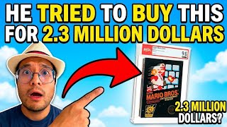 He Tried To Buy This For 2.3 Million Dollars - 1st Podcast #videogames #collection #nes #psa #hobby 