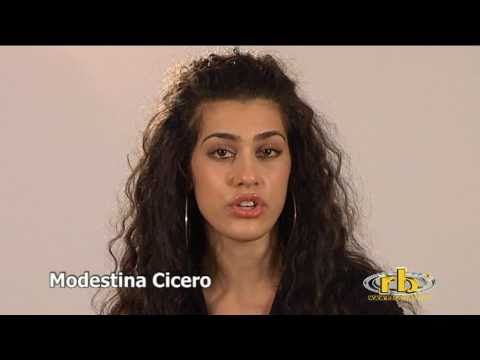 MODESTINA CICERO - provino e intervista - WWW.RBCASTING.COM