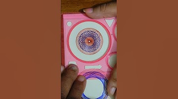 Amazing Spirograph Art 😍 #spirograph #satisfying #asmr #ytshorts #trending #art #drawing #shorts