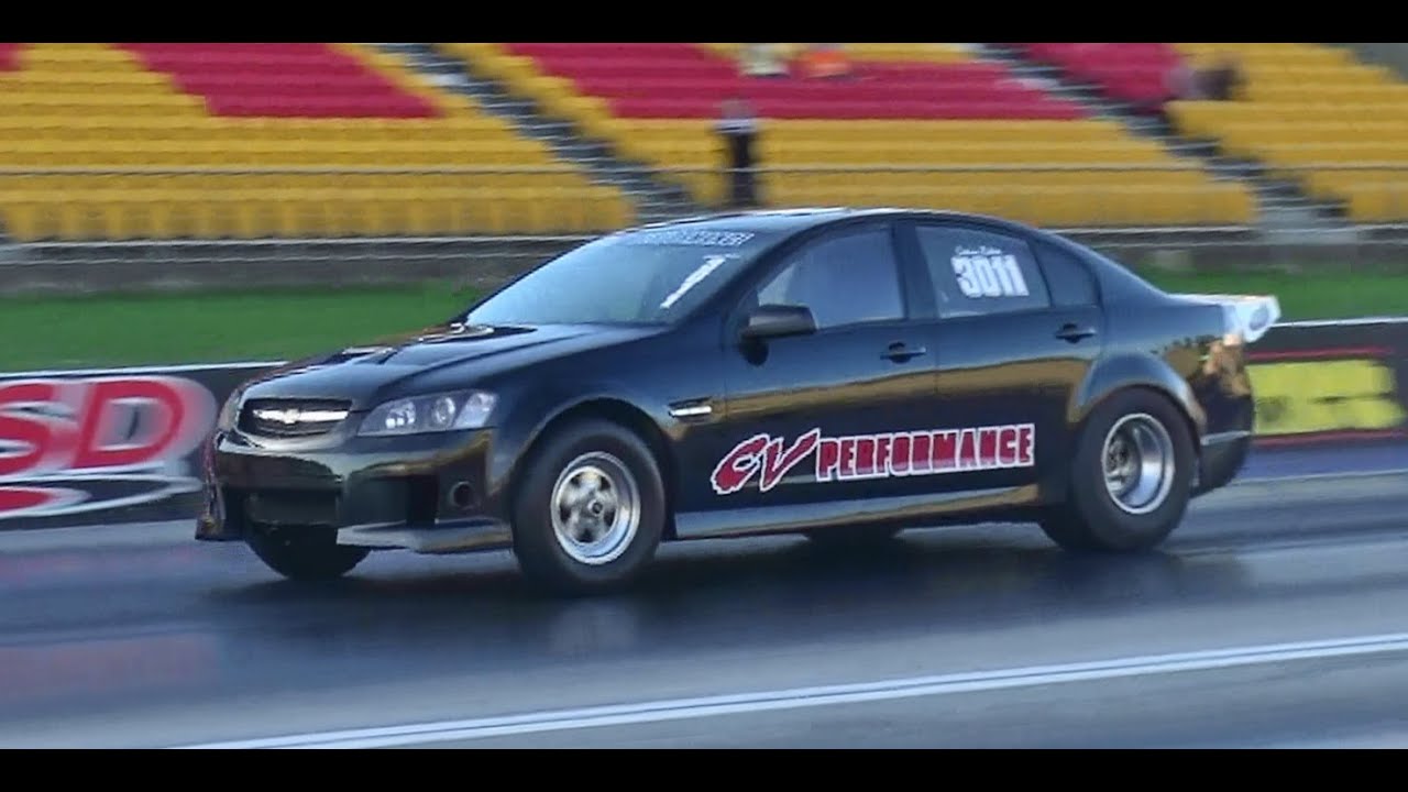 C&V PERFORMANCE VE V8 COMMODORE 8.61 @ 170 MPH SYDNEY DRAGWAY 11.12. ...