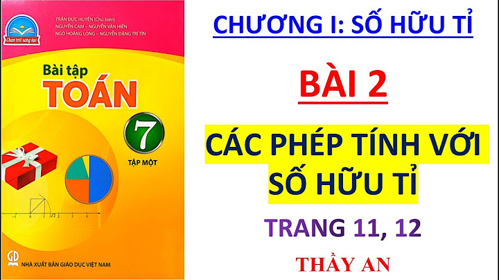 Giair bài tập toán 7 sgk bài 2 đại số năm 2024