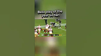 How can anyone top this play?! #nfl #lasvegasraiders #sanfrancisco49ers #funny thumbnail