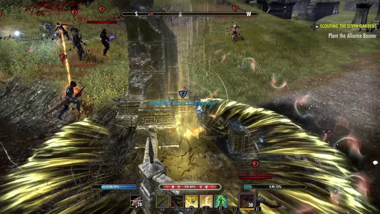 ESO Stamplar Raw Damage 1VX PvP Homestead YouTube