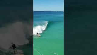Paddleboarder wipes out surf paddleboarding destin