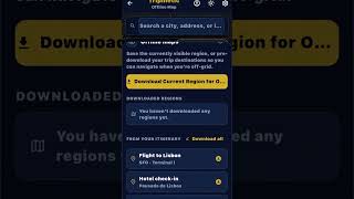 Tripmetic app offline map video demo #travel #travelapp #travelmap #offlinemaps #travelvlog