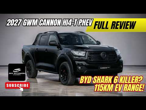 310kW & $48K! 2027 GWM Cannon Hi4-T PHEV Ute Review & Off-Road Drive!