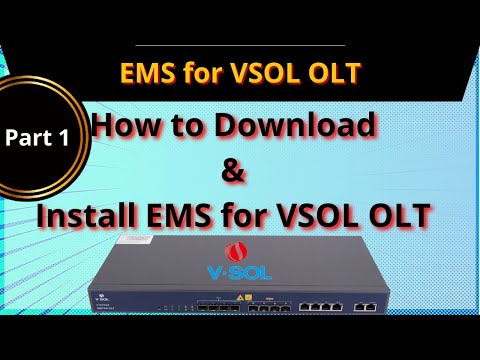 VSOL EMS Installation | How to Download & Install EMS for EPON / GPON OLT | iT Info