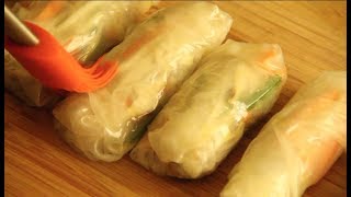 Raw &amp; Airfried Vegan, Gluten-Free Summer Rolls DIY