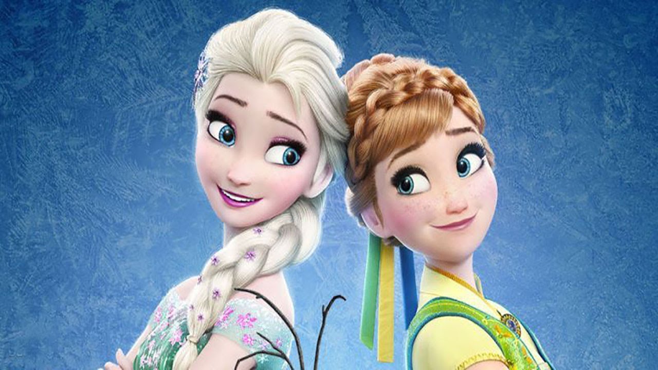 StepbyStep Painting Elsa and Anna from Froze YouTube