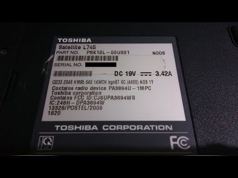 Tutorial Install Driver Toshiba L745 PSK10L 00U001 Win7 32bit x86