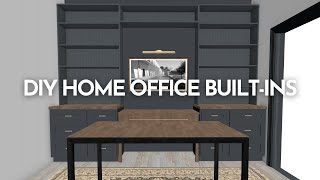 DIY Home Office Builtins [part 1]