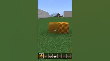 Minecraft Honey Block Or Honeycomb Block #shorts