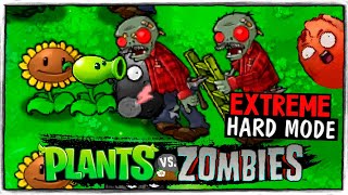 ЭКСТРЕМАЛЬНЫЙ ХАРДКОР МОД PVZ 🔥 НЕРЕАЛЬНЫЙ 4 УРОВЕНЬ ! ◉ Plants vs Zombies 1 Extreme Hard Mode #2