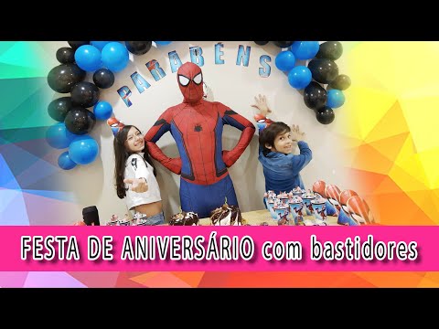 FESTA / BASTIDORES de ANIVERSÁRIO do VINI com Sarinha