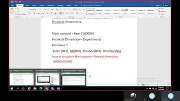 15  D365 F & O Accounting Structure Part  2