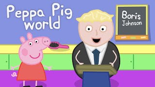 Boris Johnson goes to Peppa Pig World (it wasn&#39;t a party)