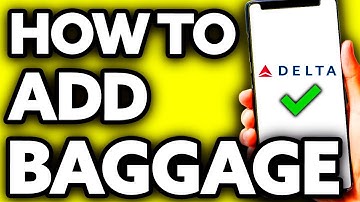 How To Add Baggage in Delta Airlines (Very Easy!)