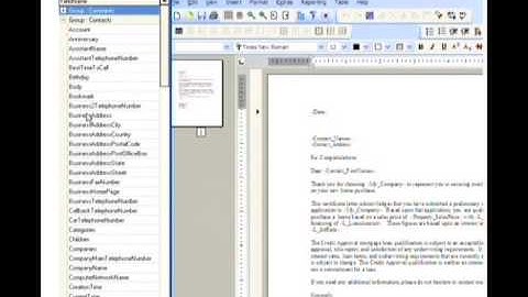 12-11 Adding mail merge features to your documents