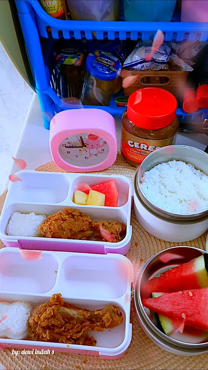 #bekalanaksehat #lunchboxideas  #bekalhariini #lunchbox #bento #sound