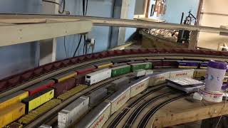 Track testing with a run away ore train on HO scale C&SE by Purple Prick Production 345 views 3 months ago 2 minutes