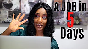 How to get a Job in 5 Days:  In a new country, during a Pandemic.