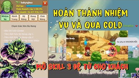 Ngọc Rồng Online | Làm Nhiệm Vụ Xên Bọ Hung Cho Siêu Namec Và Mở Skill 3 Đệ Tử Cho Khách | TQH TV