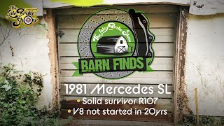 Garage Find Mercedes Benz R107 'Dallas' SL survivor - sat over 20 yeaes