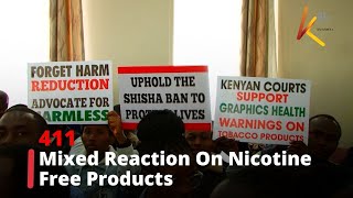 Mixed reactions on Nicotine free products