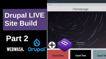 Drupal Live Site Build (Part 2) - Create Layout Builder Section, Bootstrap Carousel