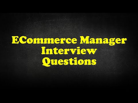 ecommerce interview questions