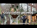 WEEKEND CABIN GETAWAY 🌿 cozy couples vlog & hiking adventures