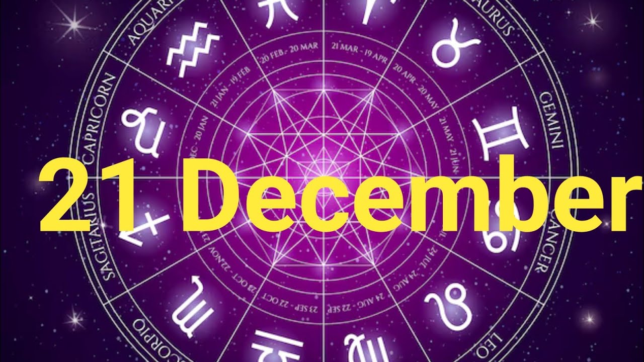 Horoscope for today/21 December horoscope - YouTube