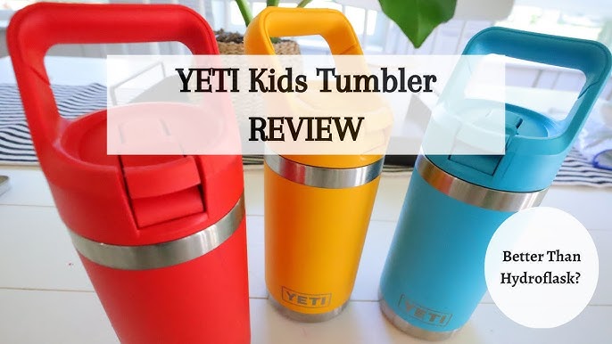 YETI Rambler Jr. 12 oz Kids Bottle, with Straw Cap Canyon Red REVIEW VERY  DURABLE!!! 