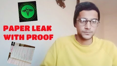 National MDCAT 2020 PAPER LEAK ISSUE WITH PROOF | PMC notice